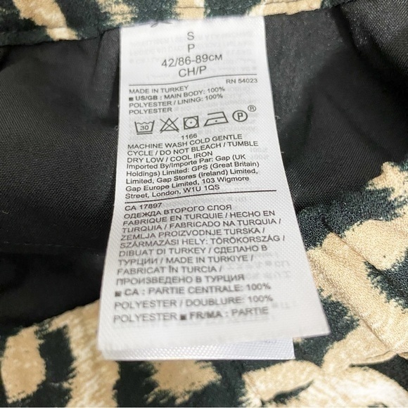 Banana Republic Hayden Leopard Pull‎ On Pants Small - Picture 9 of 10